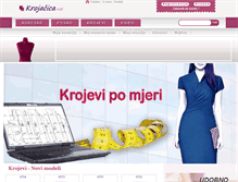 Tablet Screenshot of krojacica.net